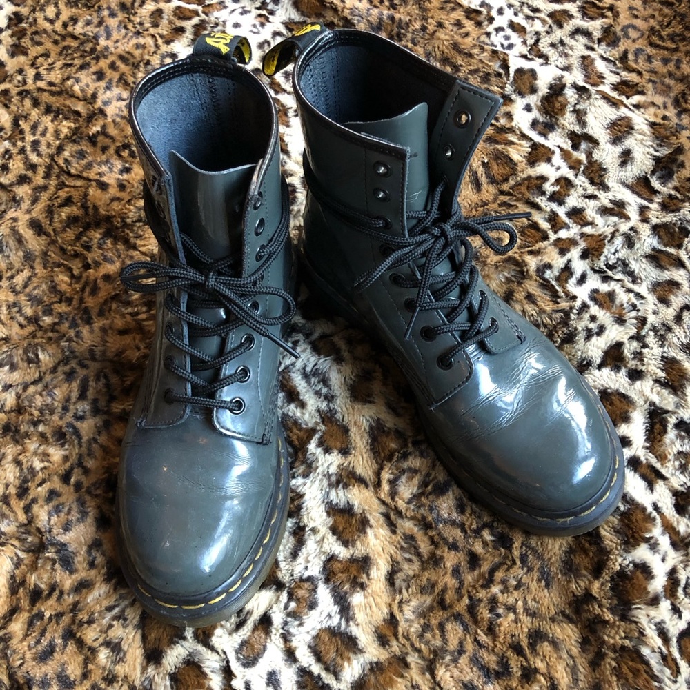 Doc Marten 1480 patent leather boots